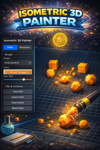 Isometric 3D Painter — Online Iso Art Tool